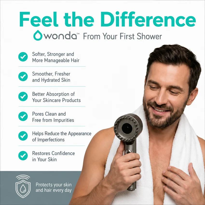 Transform Your Skin & Hair with the WONDA™ Shower Head