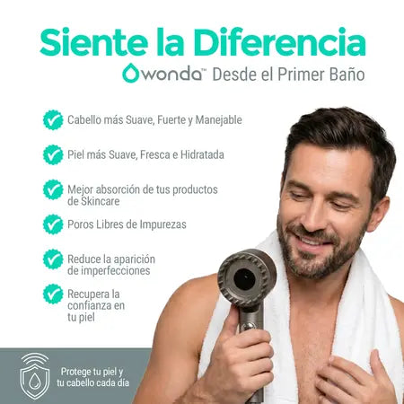 Transforma Tu Piel y Cabello con la Regadera WONDA™